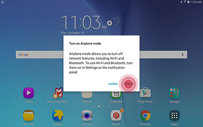 Use Airplane Mode on Your Samsung Galaxy Tab E